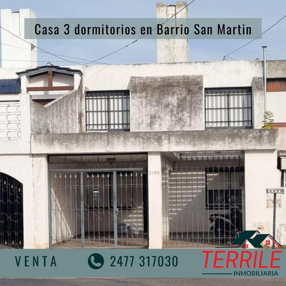 Pergamino Casa de 2 Plantas en venta - Reinaudi al 2100 - B° San Martin 