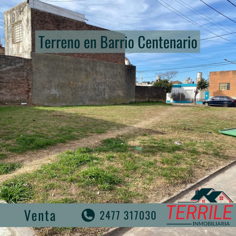 Pergamino Terreno en venta - B° Centenario - Lavalle y Monteagudo 