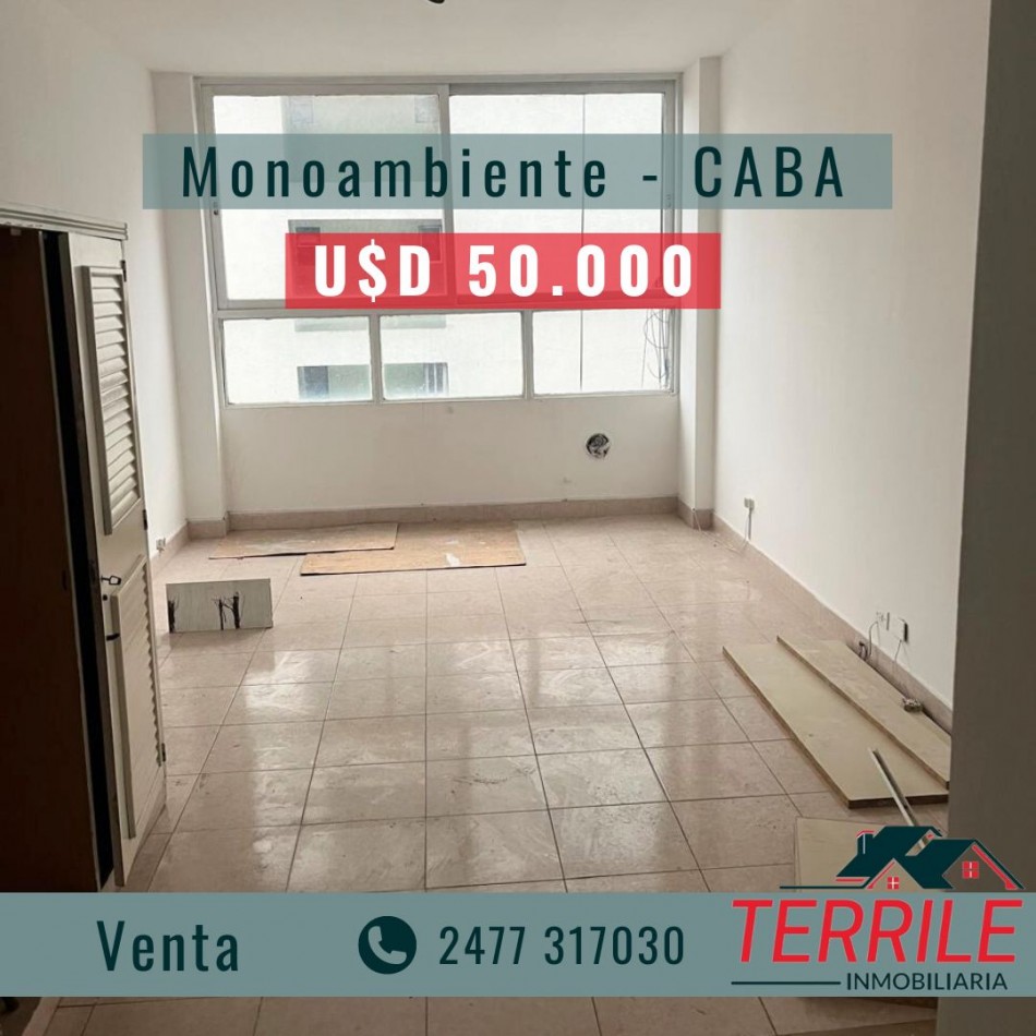 CABA - Oportunidad - Monoambiente en venta - Barrio Balvanera - Tucuman al 2100