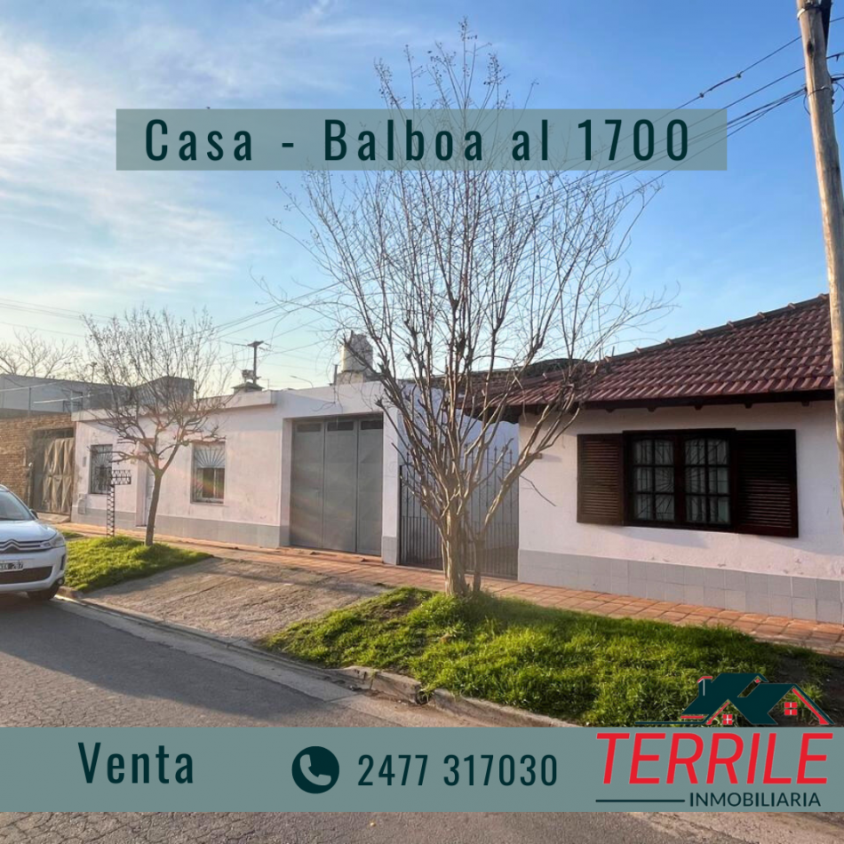 Pergamino Casa de 2 DORM en venta - Balboa al 1700 - B° Belgrano 