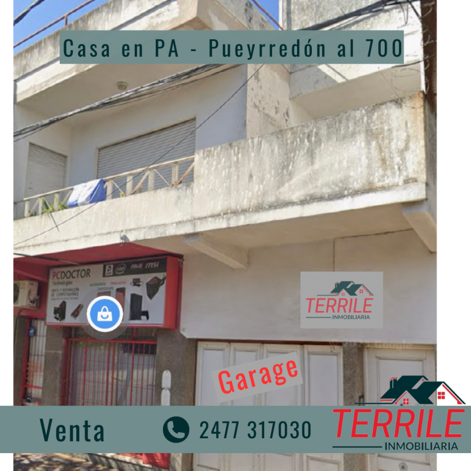 Pergamino Casa en PA en venta - Zona Centrica - Pueyrredon al 700 