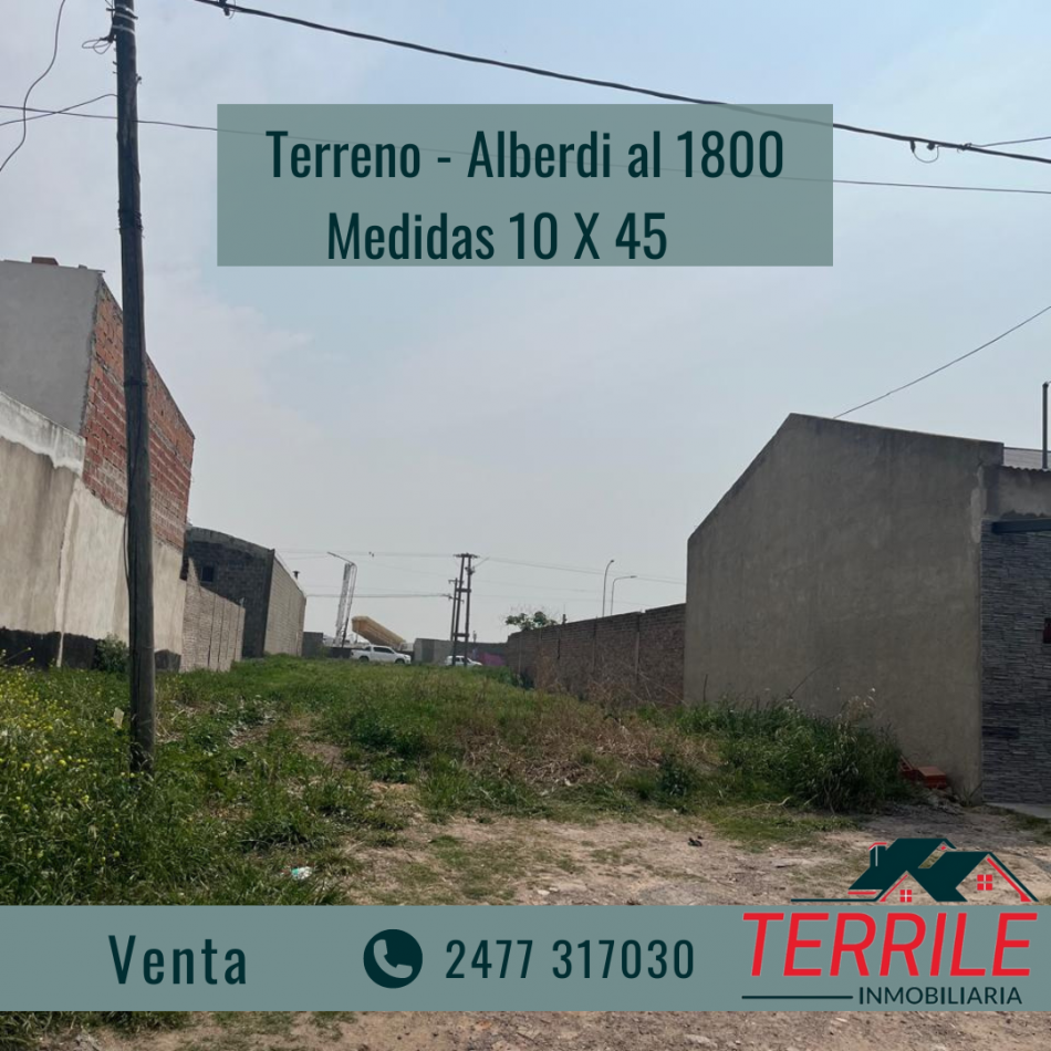 Pergamino Terreno en venta - Alberdi al 1800 