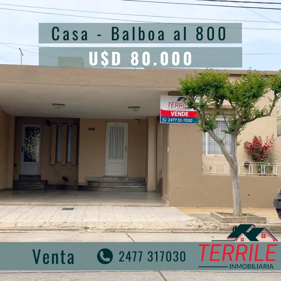 Pergamino Propiedad en venta 3 Dorm - B° Centenario - Balboa al 800 