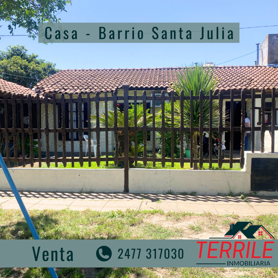 Pergamino Casa 3 Dorm en venta - Barrio Santa Julia - Torrent al 1700 