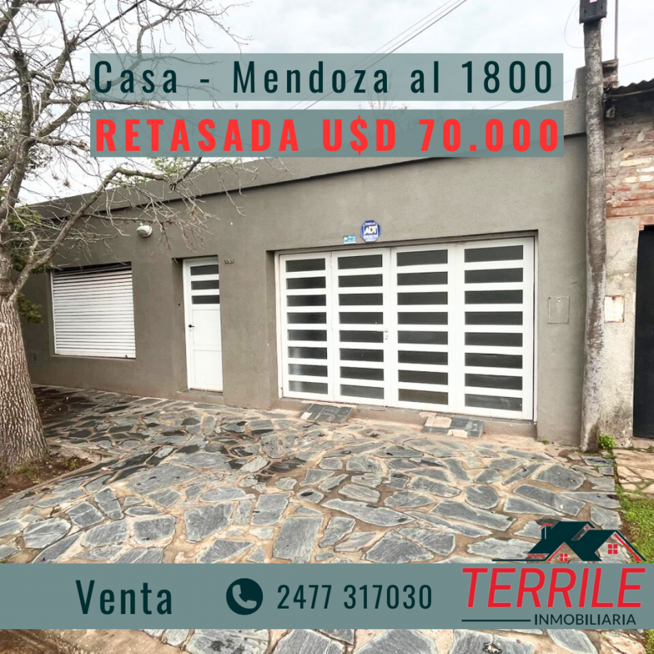 Pergamino Casa de 3 Dorm en venta - Mendoza al 1800 