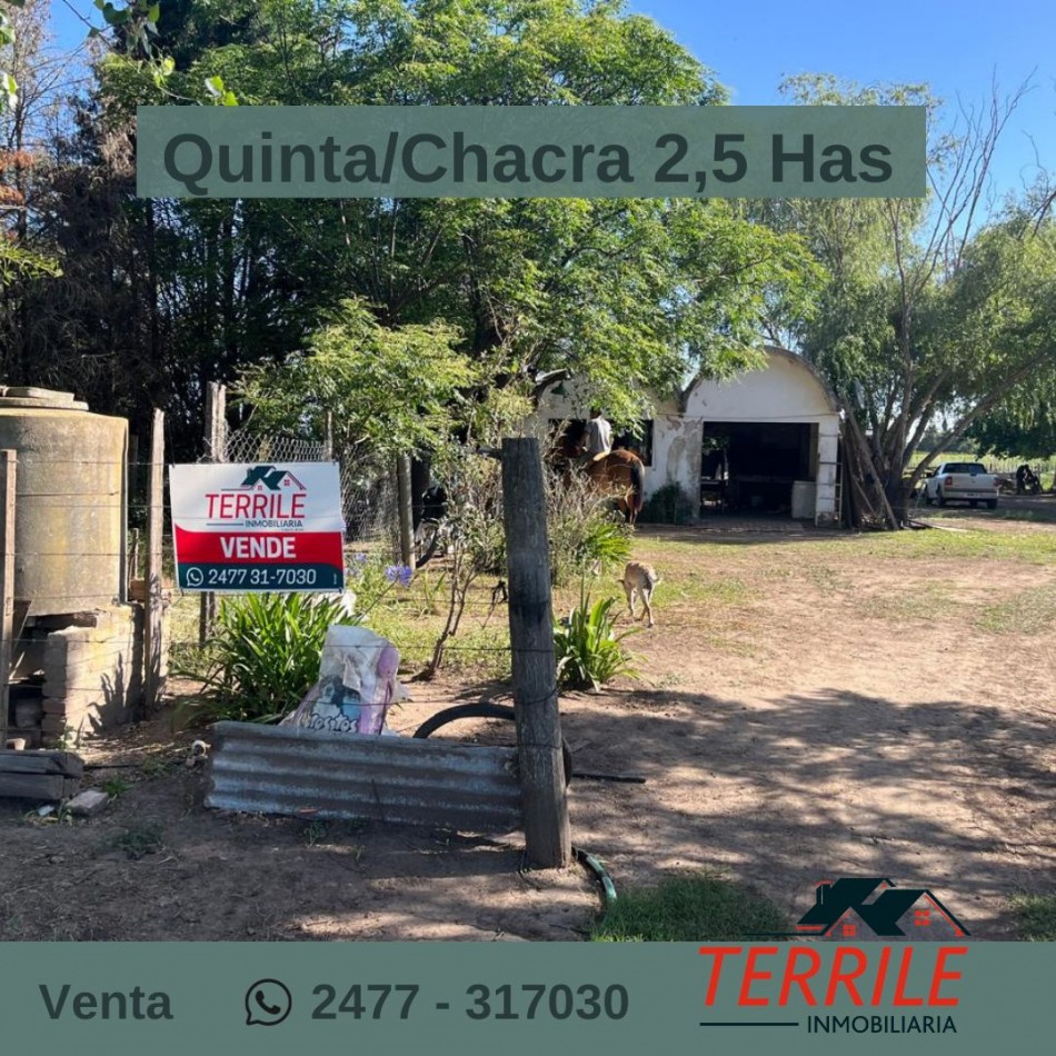 Pergamino Quinta/Chacra 2,5 Has. - Paraguay al 3000