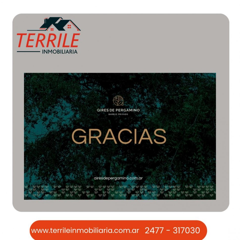 Pergamino Terrenos en venta - Barrio Privado Aires de Pergamino - Av. Pellegrini y Ruta 188 