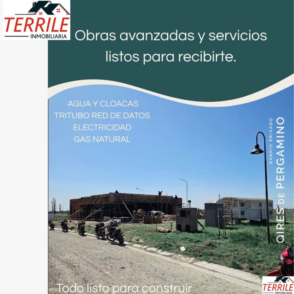 Pergamino Terrenos en venta - Barrio Privado Aires de Pergamino - Av. Pellegrini y Ruta 188 