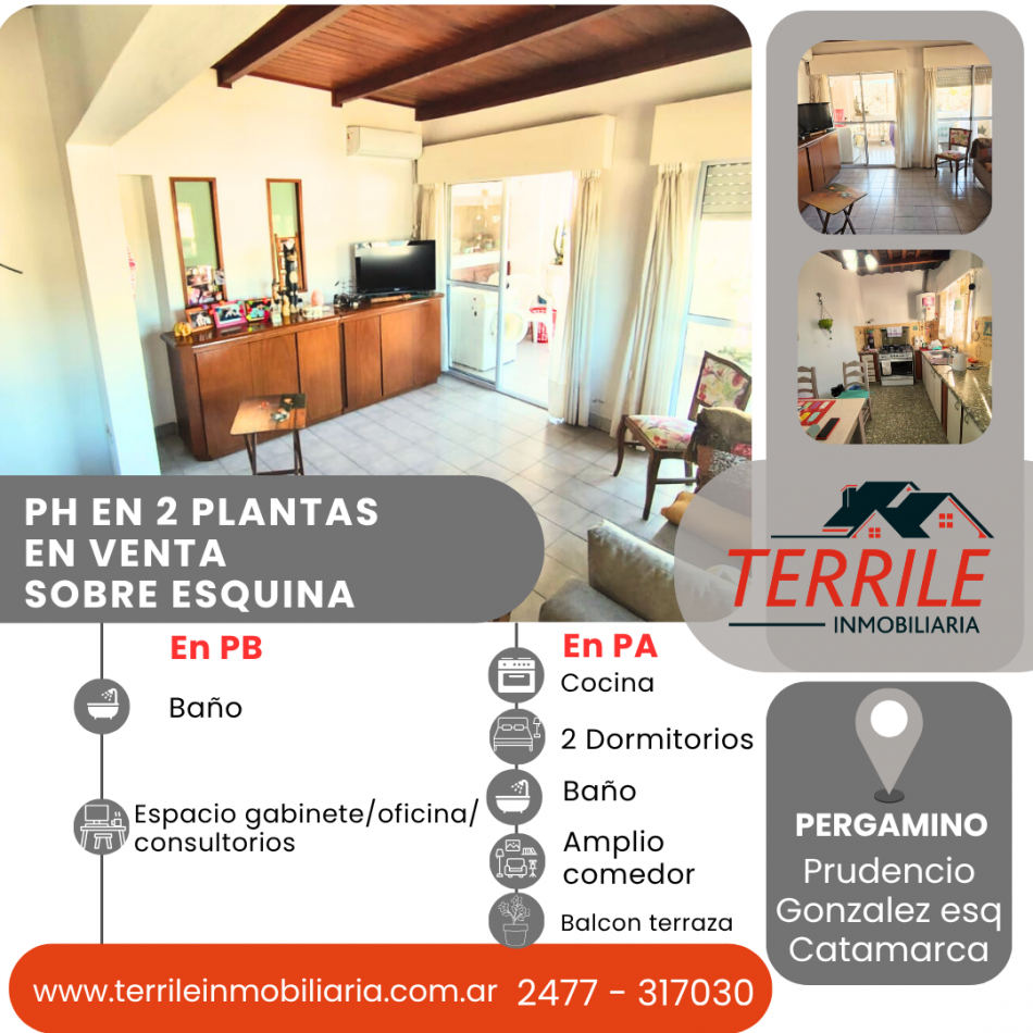 Pergamino PH en 2 Plantas en venta - Prudencio Gonzalez esq. Catamarca 