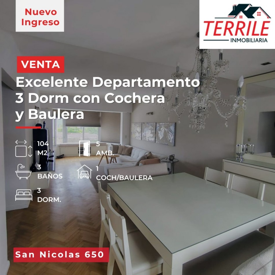 Pergamino Excelente Piso impecable en plena Peatonal - San Nicolas 650 