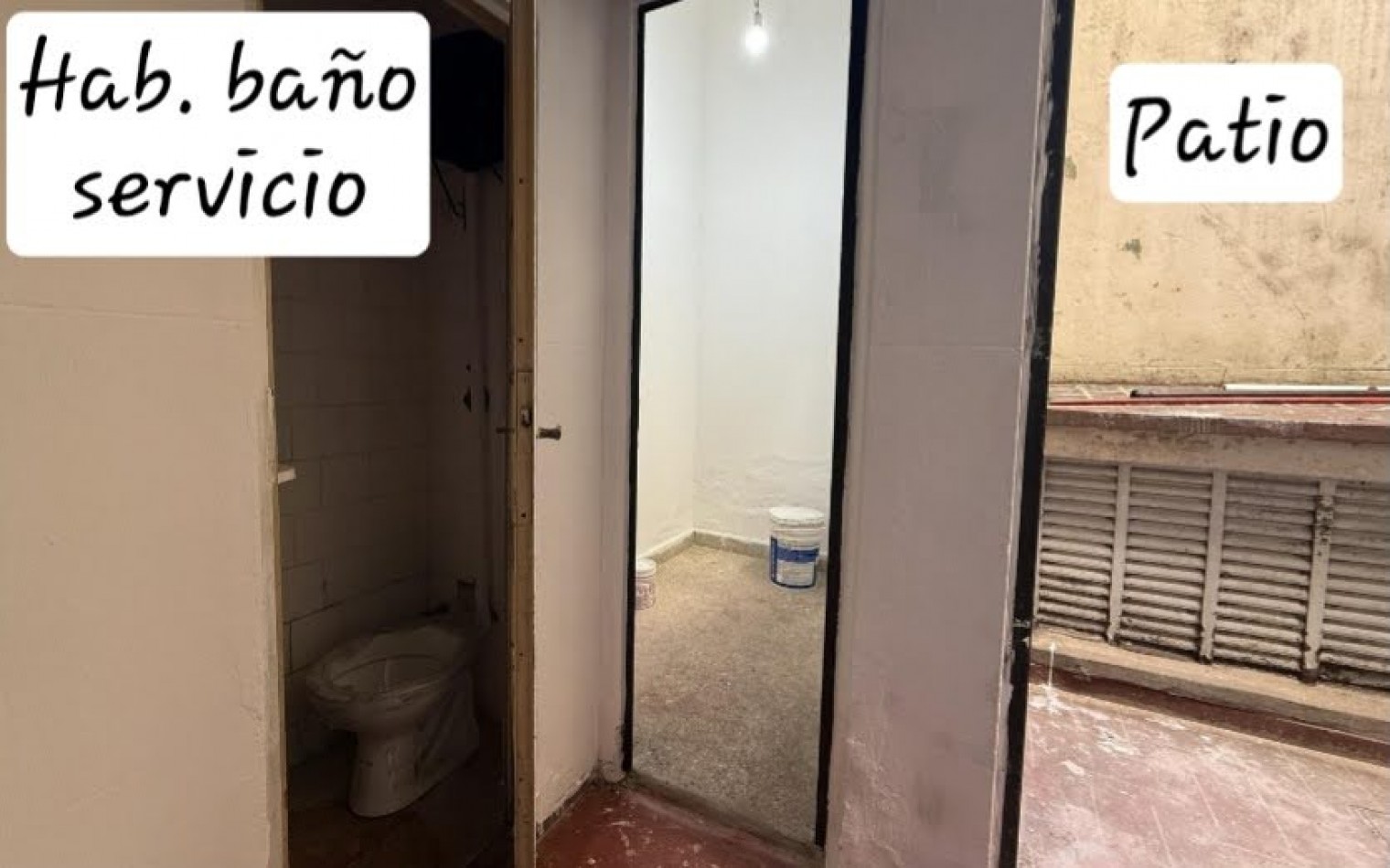 DEPTO 1 DORMITORIO y DEPENDENCIAS SERVICIO. EXTERNO RODRIGUEZ PEÑA al 400 a MTS DE AVDA CORRIENTES