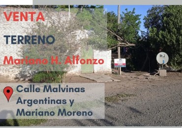 Mariano H. Alfonzo Terreno en venta - Malvinas Argentinas y Mariano Moreno 