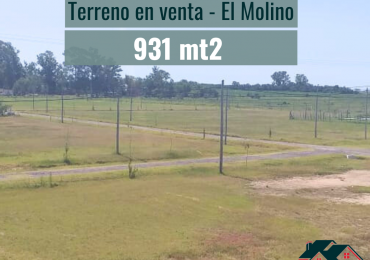 Pergamino Terreno en venta 931 mt2  - Barrio El Molino 