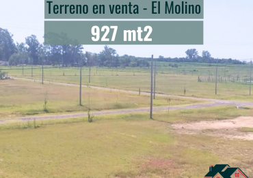 Pergamino Terreno de 927 mts en venta - Barrio El Molino 