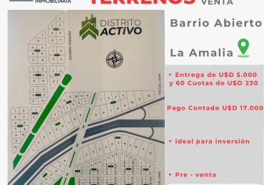 Pergamino Terrenos en venta - Barrio Abierto La Amalia 
