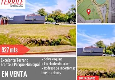 EXCELENTE TERRENO 927 m2 en PERGAMINO